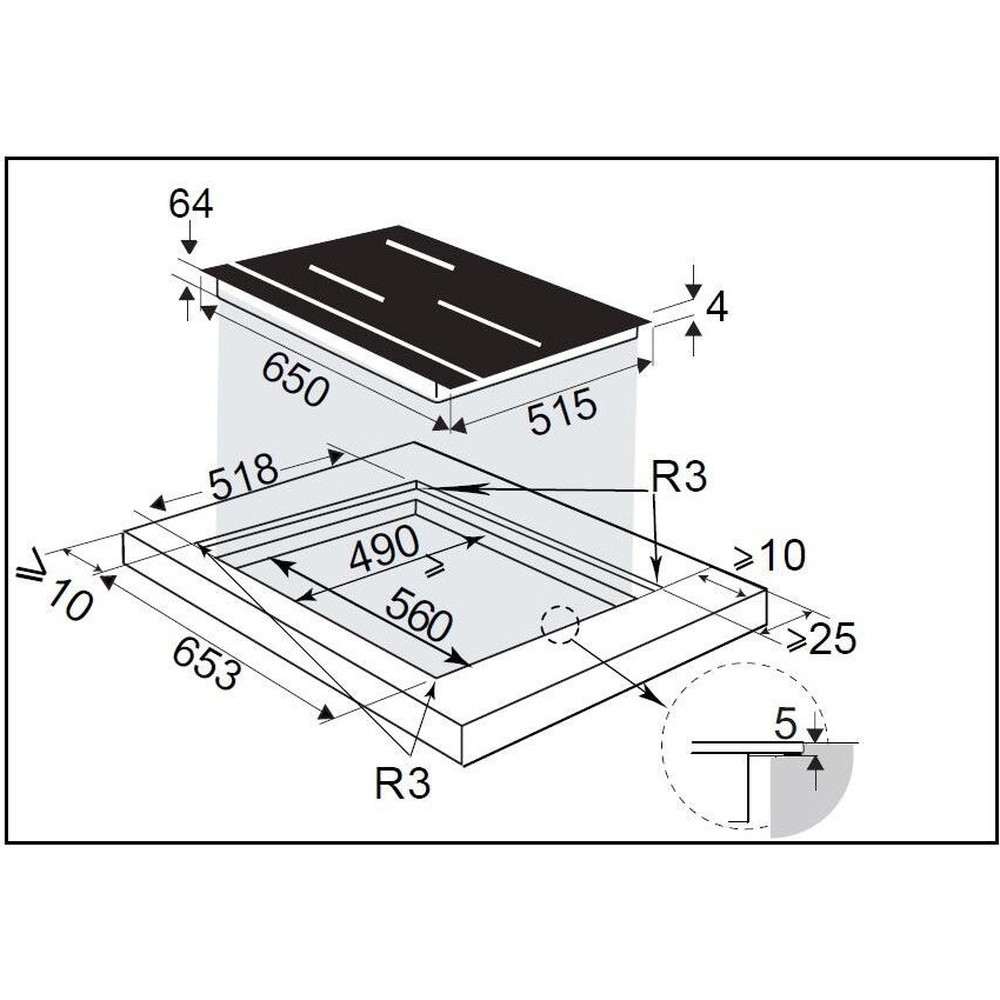 Варильна поверхня De Dietrich DPI4432B - изображение 4